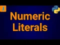 Numeric Literals Python