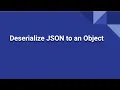 Deserialize JSON to an Object One-liner Java Code