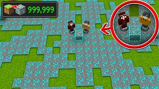 ماين كرافت ولكن اي بلوكة احطها تنتشر بالعالم بشكل مجنون !!