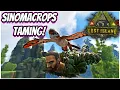 HOW TO TAME SINOMACROPS AND ITS ABILITIES Ark Lost Island