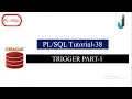 Oracle PLSQL Tutorial 38 - Trigger Part 1 in Oracle PLSQL