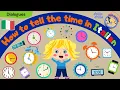 How to tell the time in Italian