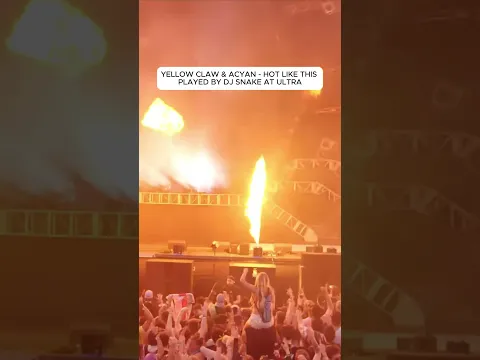 GETTING HOT LIKE THIS AT ULTRA, BIG LOVE @DJSnake #ultramiami