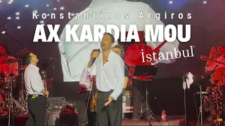 Konstantinos Argiros Live Show Ax Kardia Mou Cemil Topuzlu Harbiye Concert Istanbul 