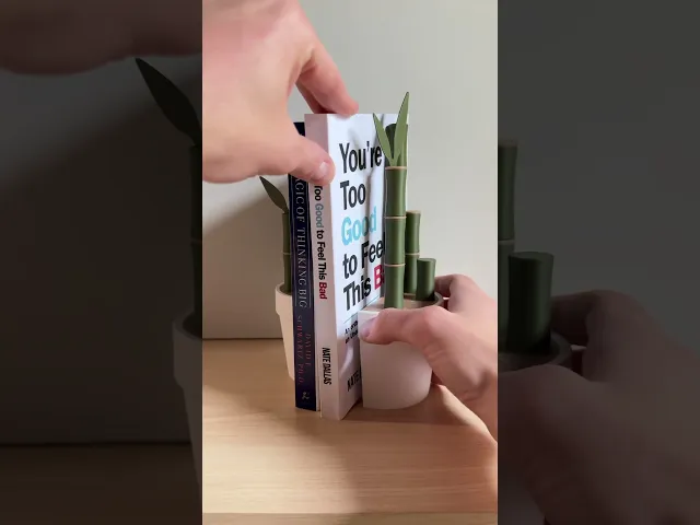 Bambooks, bookends with bookmarks. video thumbnail