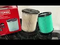 Craftsman Shop-Vac HEPA Filter Upgrade Use With HEPA Bags