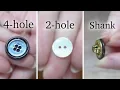 HOW TO SEW A BUTTON to show my friends next time they ask me to do this SUPER EASY task for them
