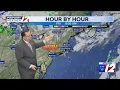 WPRI 12 Weather Forecast for 26 Bit warmer today