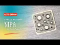 Nipa tangle pattern