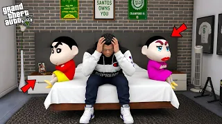 Shinchan & Himawari STOP Talking To Franklin In GTA 5 | JSS GAMER