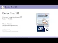 Device Tree 101 10 00 AM UTC 1 session
