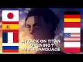 Download Lagu Attack On Titan Multilanguage Opening 7 / Rumbling / 8 Languages