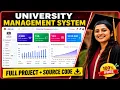 University Management System Project FREE Source Code Report LazyCoder