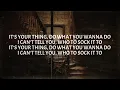 The Isley Brothers - IT'S YOUR THING (Lyrics)