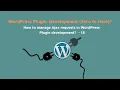 How to manage Ajax requests in WordPress Plugin development