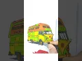 Van Coloring Pages for Kids Learn Colors and Vehicles Fun