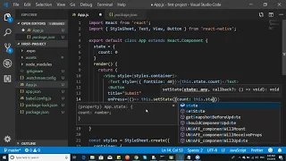 React Native Counter Example