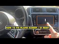 Fix Subaru Infotainment Blank Screen and CarPlay Connecting Issues - Reset Procedure
