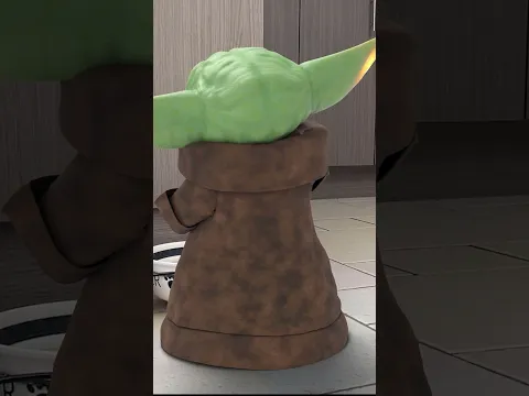 Baby Yoda Taking a Wizz in my Dog's Drinking Bowl