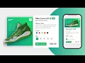 Animated Responsive UI Product Card Using HTML CSS Javascript