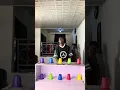 Download Lagu THE FUNNIEST, SMART \u0026 ENTERTAINING FAMILY FIVE (5) CUP COLOR MATCHING CHALLENGE