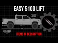 How to EASILY Install Front Shocks Bilstein 5100 Lift Tacoma 3rd Gen