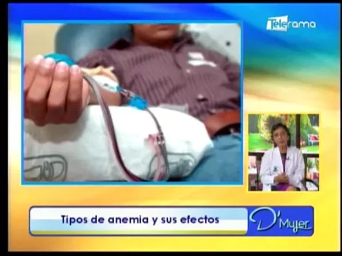 Tipos de anemia y sus efectos