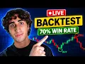 Backtesting My 70 Win Rate Strategy LIVE Just Copy Me