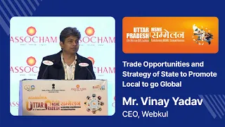 From Startup to Success: Mr. Vinay Yadav's Inspiring Journey with Webkul | Assocham MSME Stage
