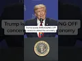 Trump keeps SHRUGGING OFF concerns about the economy