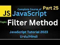 Filter Method in JavaScript Tutorial Advanced JavaScript JavaScript Array Filter in
