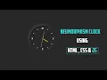 How To Create Neumorphism Clock Using HTML CSS and JavaScript Inspect Institute