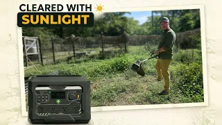 Clearing our Off Grid Site with Sunlight via GEYOTO