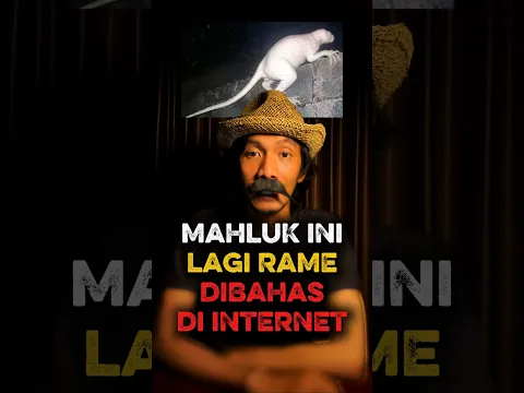 penampakan mahluk ini lagi viral di internet