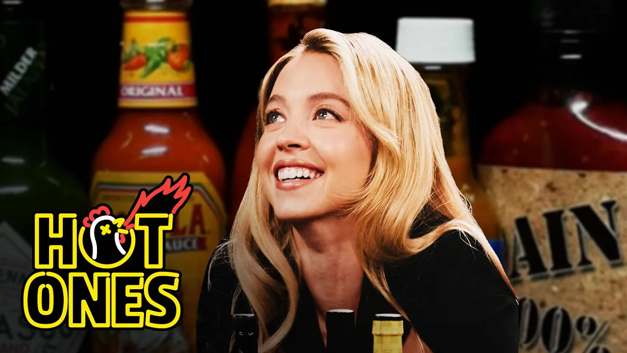 Sydney Sweeney Endures a Nightmare While Eating Spicy Wings   Hot Ones