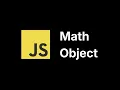 JavaScript Math Object Explained JavaScript Course