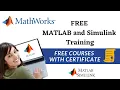 Free MATLAB Courses with Certificate Free MATLAB and Simulink Training Free Simulink Courses