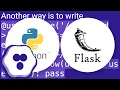 Can Flask have optional URL parameters
