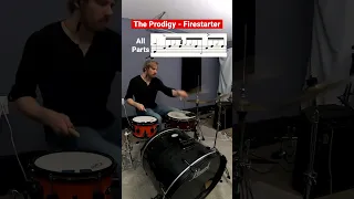 Firestarter by The Prodigy drum tutorial