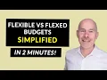 Flexible vs Flexed Budgets Explained in 2 Minutes