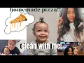 MINI VLOG Homemade Pizza For Toddlers Clean With Me INTERRACIAL MARRIAGE BWWM