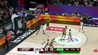 Eric Dampier Jr USA FIBA U17 World Cup Highlights