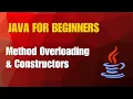 Java Tutorial 7 - Method Overloading Constructor