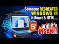 Someone Recreated Windows 11 in React HTML and it s INSANE