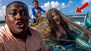 ¡ATRAPARON UNA SIRENA REAL EN EL MAR! 🧜‍♀️ (Mi hijo y yo lo vimos todo)