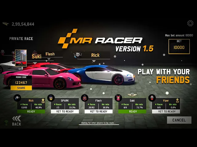 MR RACER - Real-Time Multiplayer Racing | Race with Friends | Best Car Racing Game 2022