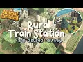Building an Overgrown Railway and Train Station Animal Crossing New Horizons