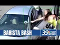 Bikini Barista s Clash Escalates to Drink-Throwing Shattered Windshield