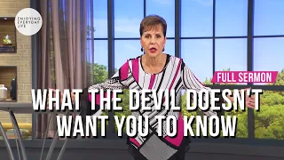 What The Devil Doesn t Want You To Know-FULL SERMON Joyce Meyer