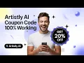 Artistly AI Coupon Code 20 OFF 2025 - Latest Promo Code 100 Working